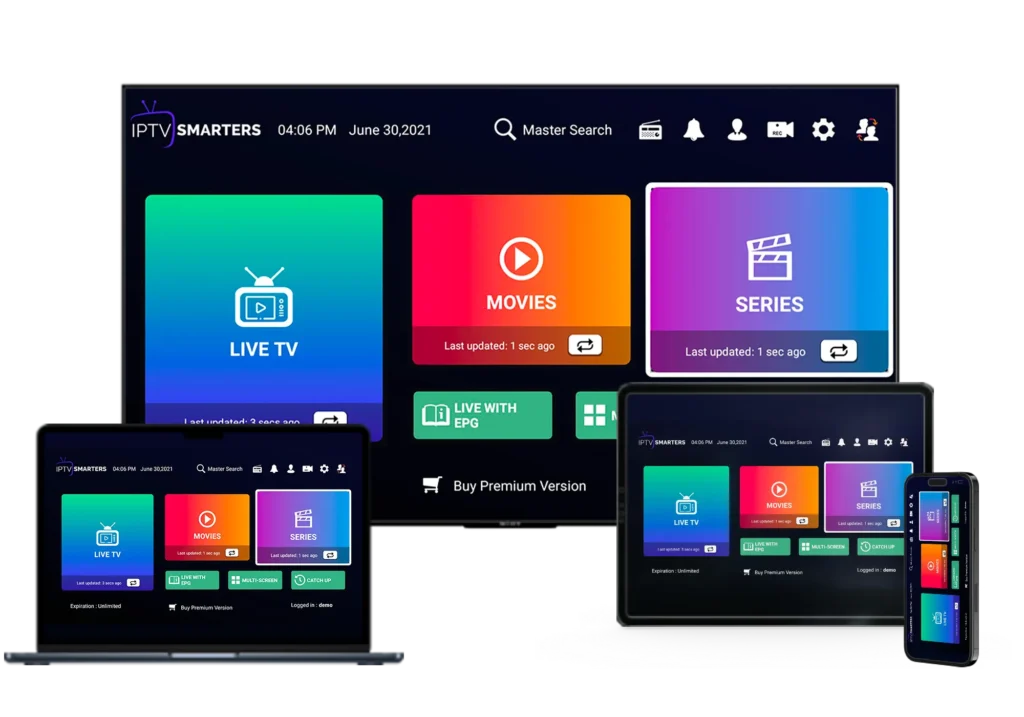 Abonnement IPTV Smarters Pro 